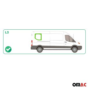 Ford Transit Rear Side Fixed Glass - Omac - Galaxy - 2015-2025